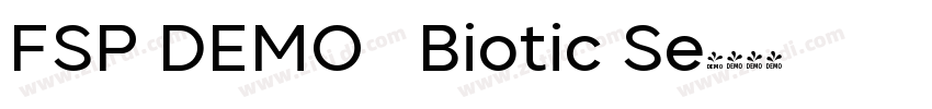 FSP DEMO   Biotic Se字体转换